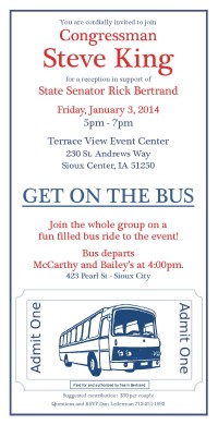 Reception for Congressman King and Senator Bertrand